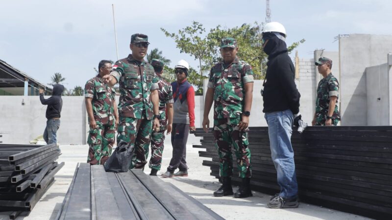 Tinjau Pembangunan Gerai KDKMP, Danrem 121/Abw Dorong Kesejahteraan Masyarakat Mempawah