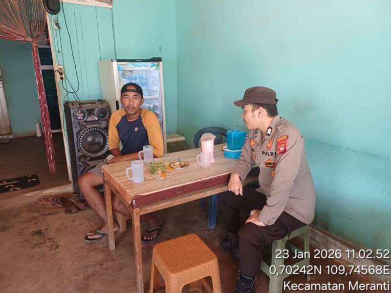 Polsek Meranti Perkuat Kamtibmas Lewat Patroli Dialogis dan Komunikasi Humanis