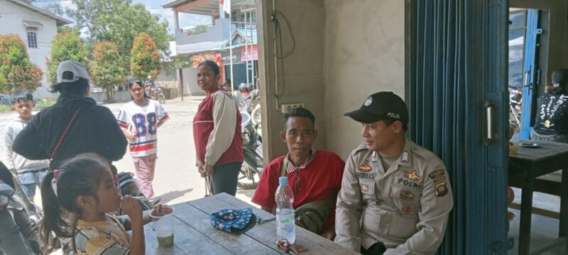 Polisi Sengah Temila Perkuat Kamtibmas Lewat Patroli Humanis dan Dialog Warga