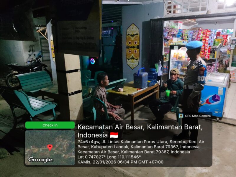 Polsek Air Besar Intensifkan Patroli Malam untuk Tekan Angka Kriminalitas