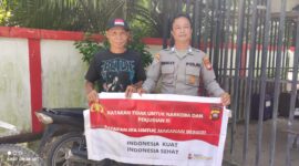 Polsek Menjalin Giat Patroli dan Sambang, Warga Diimbau Jauhi Narkoba dan Judi Online