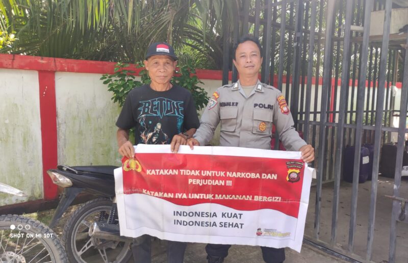 Polsek Menjalin Giat Patroli dan Sambang, Warga Diimbau Jauhi Narkoba dan Judi Online