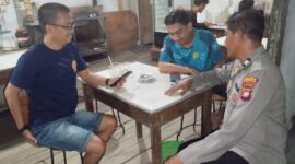 Ciptakan Rasa Aman, Polsek Mandor Rutin Gelar Patroli Malam