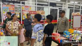 Patroli Dialogis di Alfamart, Polsek Air Besar Pastikan Keamanan Warga