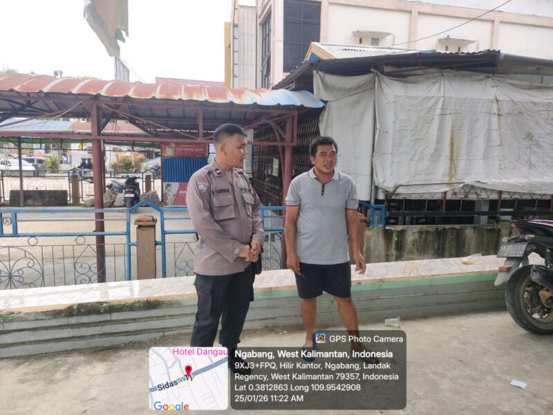 Patroli Siang Polsek Ngabang, Upaya Jaga Keamanan dan Kondusifitas Kota