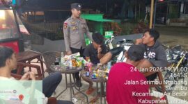 Patroli Malam Polsek Air Besar Perkuat Keamanan Lingkungan Warga