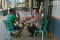 Polsek Meranti Ajak Warga Waspada Kejahatan Lewat Patroli Dialogis
