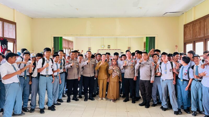 Cegah Kenakalan Remaja, Sat Binmas Polres Melawi Sosialisasi Narkoba dan Judi Online