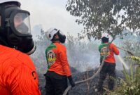 Titik Api Ditemukan Dekat Bandara Supadio, Tim Karhutla Bergerak Cepat