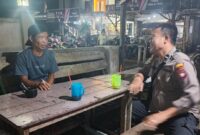 Hadir di Tengah Warga, Polisi Subsektor Sompak Amankan Wilayah Lewat Patroli Malam