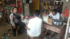 Polsek Meranti Aktif Patroli Siang, Ajak Warga Jaga Ketertiban Lingkungan