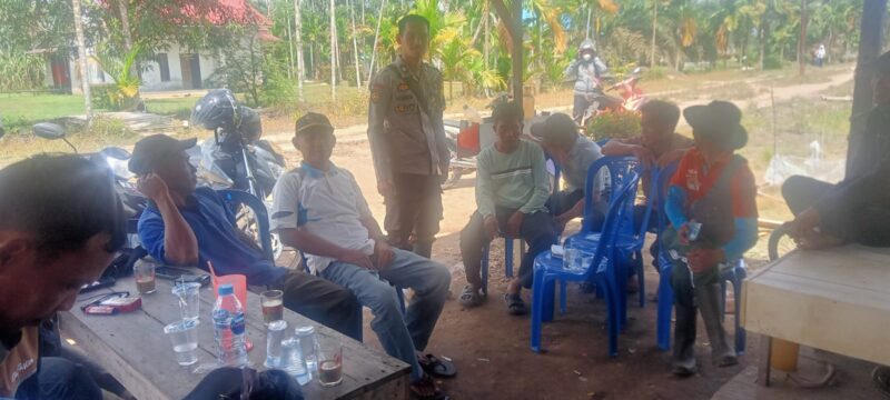 Polsek Sebangki Gelar Patroli Dialogis, Warga Diajak Jaga Ketertiban dan Kamtibmas