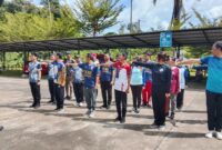 PLBN Entikong: Pelatihan PBB dan Bela Negara untuk Pegawai PPPK Baru oleh Babinsa