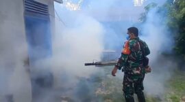 Sinergi Kodim 1209/Bengkayang Bersama Warga Cegah Penyebaran DBD