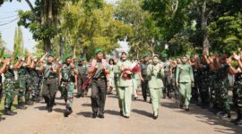 Yonif TP 882/Hulubalang Dikunjungi Pangdam XII/Tpr: Fokus pada Kemampuan Dasar Prajurit