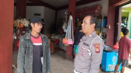 Bripka Albasit Sambangi Warga Desa Karangan, Titipkan Pesan Kamtibmas Humanis