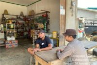 Patroli Siang Polsek Meranti Ajak Warga Waspada Kejahatan di Landak