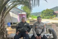 Suasana Akrab Polisi Duduk Bersama Warga, Sampaikan Pesan Kamtibmas di Sebangki