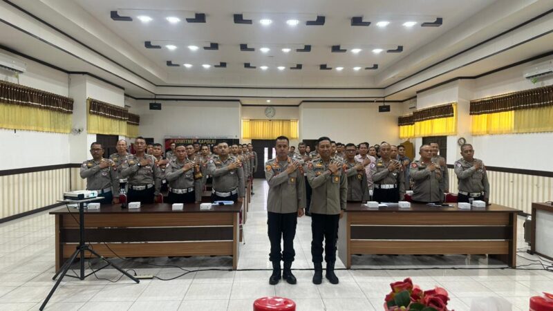 Kapolresta Pontianak Tekankan Profesionalisme dalam Lat Pra Ops Keselamatan Kapuas 2026