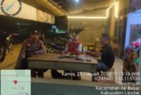 Polsek Air Besar Tingkatkan Keamanan Lewat Patroli Malam dan Imbauan Warga