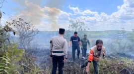 Sigap Padamkan Karhutla, 4 Lahan di Tebedak Ngabang Selamat dari Kerusakan