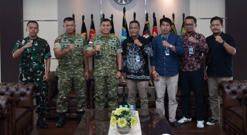 Perkuat Sinergi Informasi, Pangdam XII/Tpr Terima Kunjungan Kepala LPP RRI Pontianak