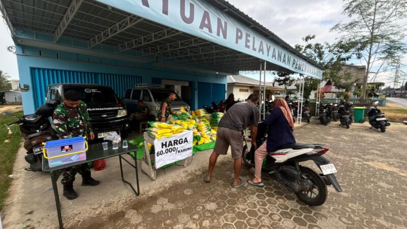 Stabilkan Harga Pangan, Kodim 1202 Singkawang Kembali Hadirkan Gerakan Pangan Murah