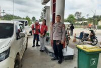 Polsek Mandor Intensifkan Patroli Siang, Ciptakan Rasa Aman di Area SPBU