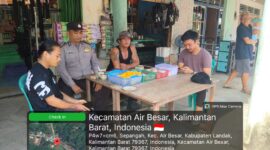 Hadir di Tengah Aktivitas Warga, Patroli Siang Polsek Air Besar Efektif Cegah Kejahatan