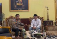 Kapolres Pontianak Kota Temui Sultan Syarif Melvin Alqadri, Komitmen Bersama Jaga Kamtibmas