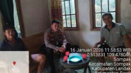 Tingkatkan Keamanan Lingkungan, Personel Subsektor Sompak Aktif Sambangi Warga