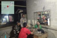 Patroli Malam Intensif, Polsek Meranti Ajak Warga Aktif Jaga Kamtibmas