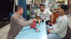 Polsek Mandor Tingkatkan Patroli Malam Humanis Demi Kamtibmas Aman