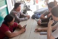 Polsek Sebangki Duduk Bersama Warga, Sampaikan Pesan Kamtibmas