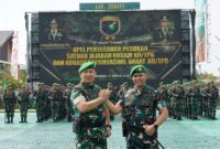 Serah Terima Tongkat Komando Pangdam XII/Tanjungpura, Mayjen TNI Novi Rubadi Sugito Resmi Pimpin Kodam XII/Tpr