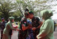 Penyambutan Pangdam XII/Tpr Penuh Makna, Danrem 121/ABW Hadir Bersama Persit