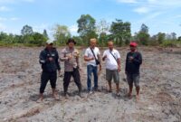 Dukung Program Pangan, Polsek Matan Hilir Selatan Cek Kesiapan Tanam Jagung