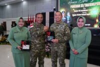 Danrem 121/Abw Bersama Jajaran Kodam Hadiri Pengantaran Pangdam XII/Tanjungpura