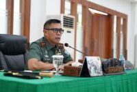 Panglima Komando Daerah Militer XII/Tanjungpura, Mayjen TNI Novi Rubadi Sugito, S.I.P., M.Si.,