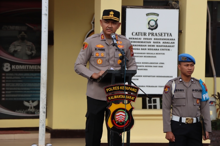 Kapolres Ketapang AKBP Muhammad Harris, S.H., S.I.K., M.I.K., CPHR