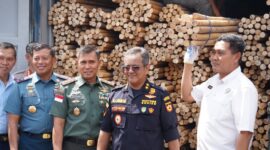 Hadiri Konferensi Pers Bea Cukai, Pangdam XII/Tpr Tegas Tolak Penyelundupan Rotan