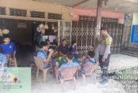 Dekatkan Diri dengan Pelajar, Polsek Air Besar Gelar Patroli Siang Edukatif