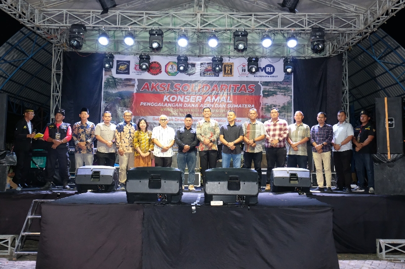 Konser Amal Peduli Aceh dan Sumatera, Polda Kalbar Apresiasi Komunitas Seni & Motor