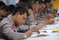 Uji Kenaikan Pangkat Digelar, Polres Sintang Nilai Kelayakan Personel