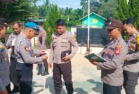 Propam Polsek Mempawah Hulu Laksanakan Gaktiblin untuk Perkuat Disiplin Personel