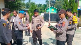 Propam Polsek Mempawah Hulu Laksanakan Gaktiblin untuk Perkuat Disiplin Personel