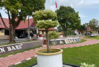 Gerakan Hijau Kapolres Melawi: Bonsai dan Pohon Hiasi Halaman Mako Polres