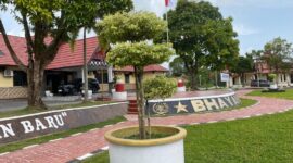 Gerakan Hijau Kapolres Melawi: Bonsai dan Pohon Hiasi Halaman Mako Polres