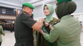 Pangdam XII/Tpr Resmi Kukuhkan Ibu Raksakarini Sri Sena, Perkuat Pembinaan Kowad