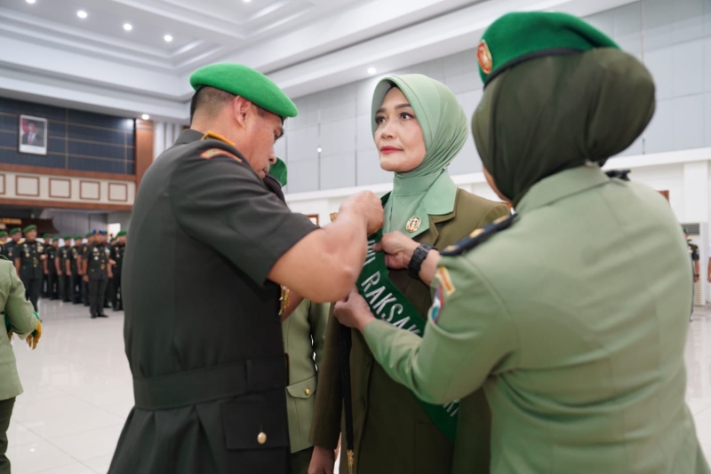 Pangdam XII/Tpr Resmi Kukuhkan Ibu Raksakarini Sri Sena, Perkuat Pembinaan Kowad